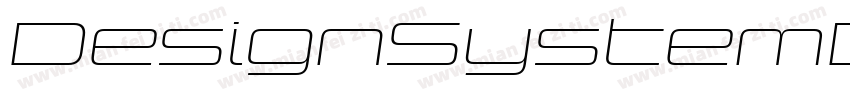 DesignSystemD 700I字体转换